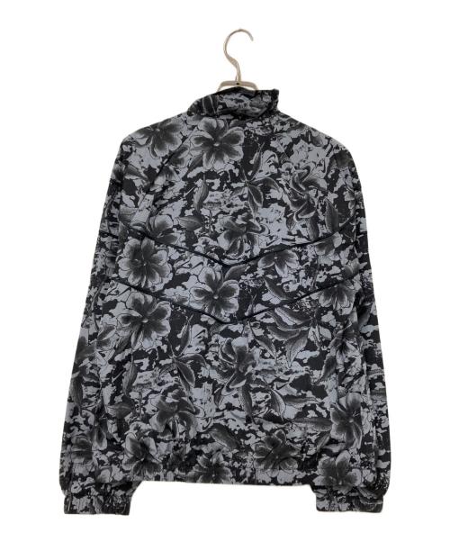 NIKE（ナイキ）NIKE (ナイキ) ウーブン フルジップ プリント ジャケット ブラック×グレー サイズ:Sの古着・服飾アイテム