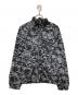 NIKE（ナイキ）の古着「ウーブン フルジップ プリント ジャケット」｜ブラック×グレー