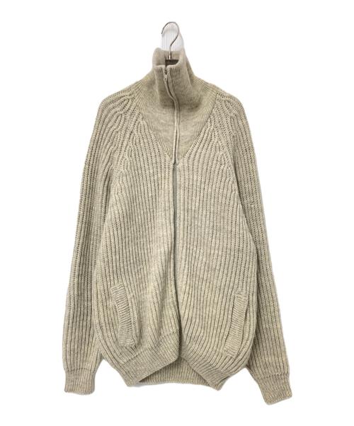 Woolyback（ウーリーバック）Woolyback (ウーリーバック) ニットジャケット アイボリー サイズ:下記参照の古着・服飾アイテム
