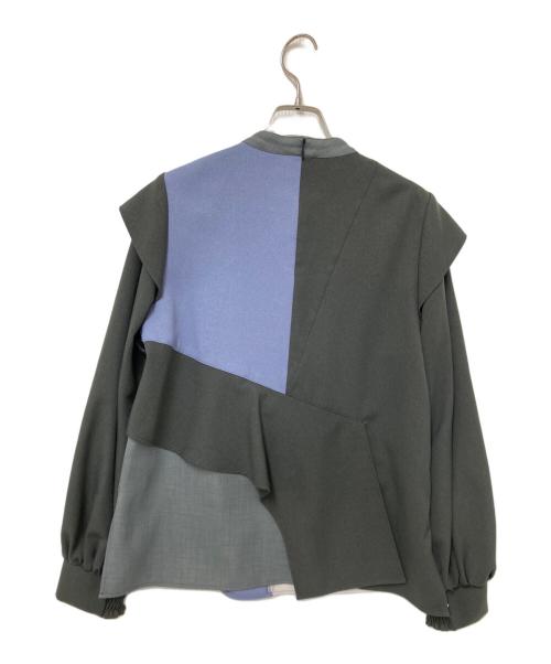 UNITED TOKYO（ユナイテッドトーキョー）UNITED TOKYO (ユナイテッドトーキョー) フラッグバイカラーブラウス マルチカラー サイズ:下記参照の古着・服飾アイテム