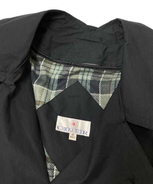 Cricketeer（クリケッター）Cricketeer (クリケッター) ライナー付トレンチコート ブラック サイズ:42の古着・服飾アイテム