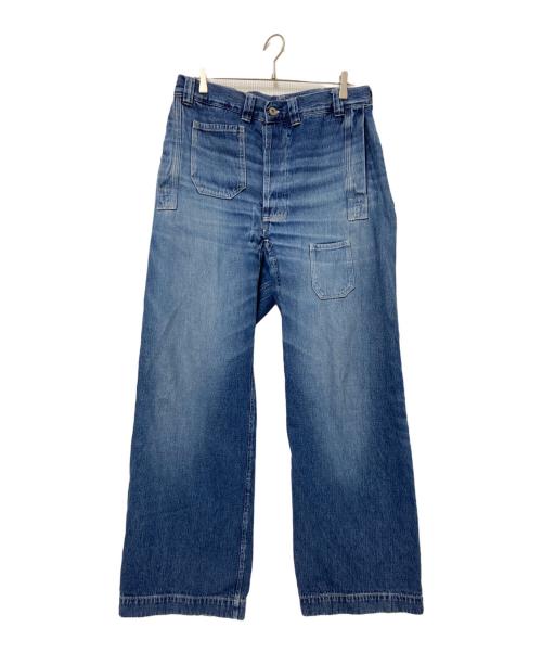 WAREHOUSE（ウエアハウス）WAREHOUSE (ウエアハウス) NETMAKER'S TROUSERS インディゴ サイズ:34の古着・服飾アイテム