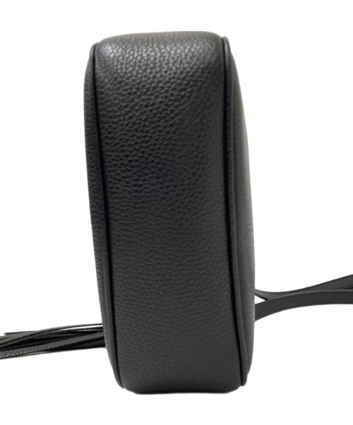 GUCCI（グッチ）GUCCI (グッチ) ソーホー インターロッキングG ショルダーバッグ ブラック サイズ:下記参照の古着・服飾アイテム