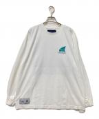 DESCENDANTディセンダント）の古着「Fit out LS」｜ホワイト×グリーン