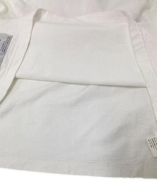 DESCENDANT（ディセンダント）DESCENDANT (ディセンダント) Fit out LS ホワイト×グリーン サイズ:2の古着・服飾アイテム