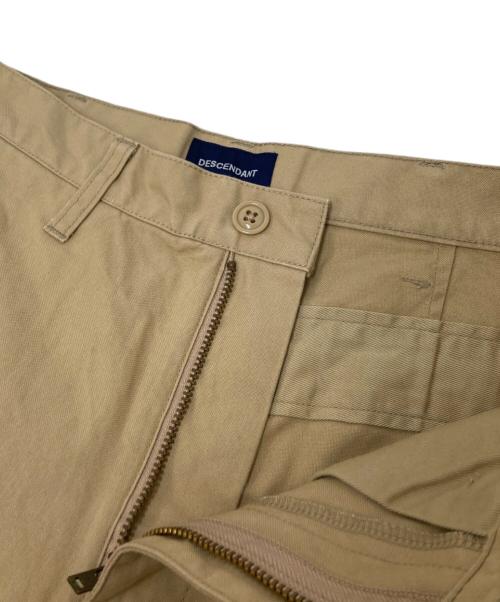DESCENDANT（ディセンダント）DESCENDANT (ディセンダント) ハーフパンツ ベージュ サイズ:2の古着・服飾アイテム