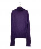IENA LA BOUCLEイエナ ラ ブークル）の古着「FUUGAリブタートルプルオーバー」｜パープル