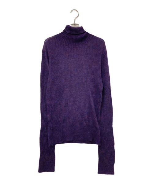 IENA LA BOUCLE（イエナ ラ ブークル）IENA LA BOUCLE (イエナ ラ ブークル) FUUGAリブタートルプルオーバー パープル サイズ:下記参照の古着・服飾アイテム