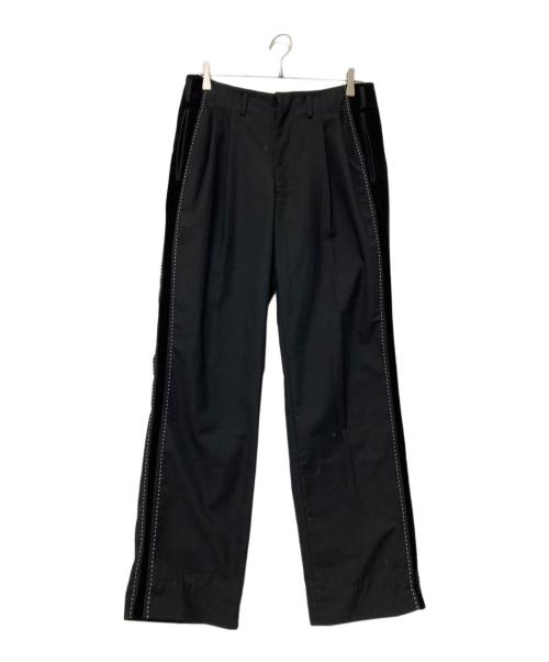 BACKERS（バッカーズ）BACKERS (バッカーズ) 2タックパンツ ブラック サイズ:Mの古着・服飾アイテム