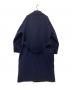 MAISON SPECIAL (メゾンスペシャル) SUPER140Sウールカットオフステッチダブルオーバーコート ネイビー サイズ:01：9000円