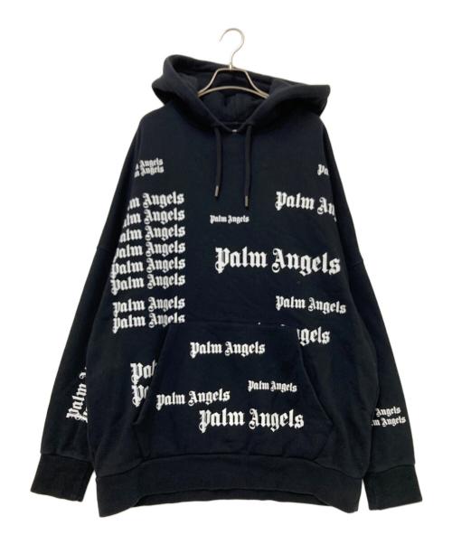 Palm Angels（パーム エンジェルス）Palm Angels (パーム エンジェルス) ULTRA LOGO Hoodie ブラック サイズ:Lの古着・服飾アイテム