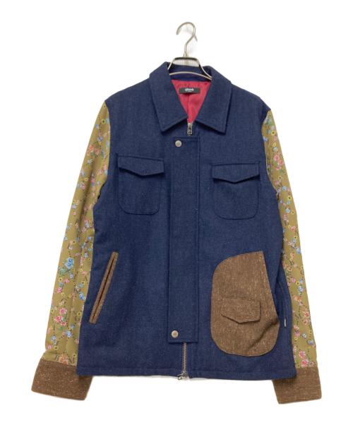 gramb（グラム）gramb (グラム) モノグラムジャケット ネイビー サイズ:Lの古着・服飾アイテム