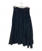 Y'sワイズ）の古着「フレアスカート」｜ブラック