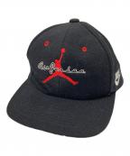 NIKEナイキ）の古着「90‘SJORDANスナップバックキャップ」｜ブラック