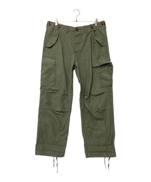 US ARMY（ユーエスアーミー）US ARMY (ユーエスアーミー) M65 ミリタリーカーゴパンツ オリーブ サイズ:下記参照の古着・服飾アイテム