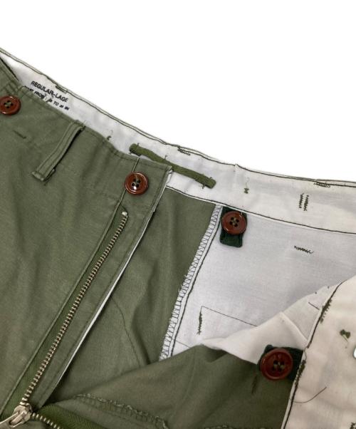US ARMY（ユーエスアーミー）US ARMY (ユーエスアーミー) M65 ミリタリーカーゴパンツ オリーブ サイズ:下記参照の古着・服飾アイテム
