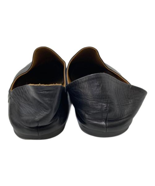 AUTTAA（アウッタ）AUTTAA (アウッタ) レザースリッポンシューズ ブラック サイズ:44の古着・服飾アイテム