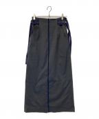 PUBLIC TOKYOパブリックトウキョウ）の古着「サイドアジャスターバックスリットSK」｜ブラウン