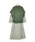 STYLE MIXER (スタイルミキサー) 2ピースベストレイヤードワンピース グリーン サイズ:S：4000円