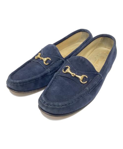 DANIELE LEPORI（ダニエルエポリ）DANIELE LEPORI (ダニエルエポリ) スウェードビットローファー ネイビー サイズ:37の古着・服飾アイテム