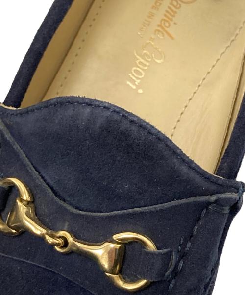 DANIELE LEPORI（ダニエルエポリ）DANIELE LEPORI (ダニエルエポリ) スウェードビットローファー ネイビー サイズ:37の古着・服飾アイテム