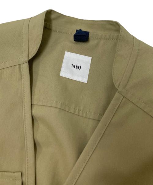 ts(s)（ティーエスエス）ts(s) (ティーエスエス) ハンティングベスト ベージュ サイズ:2の古着・服飾アイテム