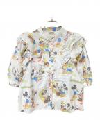 moussy×DISNEYマウジー×ディズニー）の古着「MD RUFFLE ブラウス」｜ホワイト