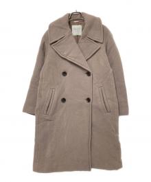 Snidel（スナイデル）の古着「ジャッカルダブルコート」｜ベージュ