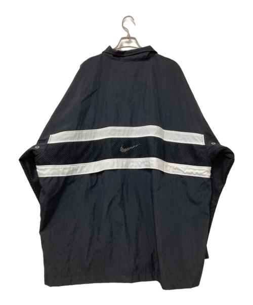 NIKE（ナイキ）NIKE (ナイキ) 90‘Sジップアップナイロンジャケット ブラック×ホワイト サイズ:Lの古着・服飾アイテム