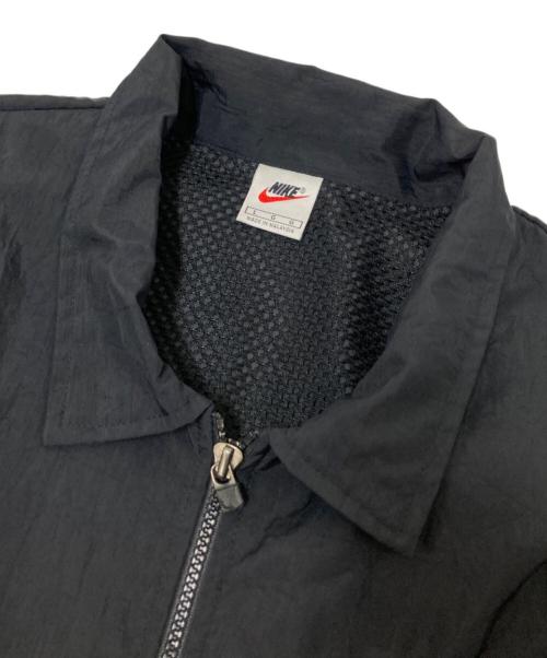 NIKE（ナイキ）NIKE (ナイキ) 90‘Sジップアップナイロンジャケット ブラック×ホワイト サイズ:Lの古着・服飾アイテム
