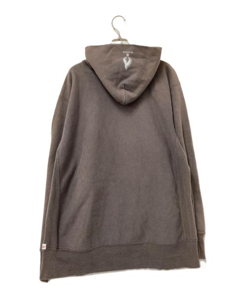 YES RUMBA（イエス ルンバ）YES RUMBA (イエス ルンバ) 90‘Sリバースタイププルオーバーパーカー ブラウン サイズ:XLの古着・服飾アイテム