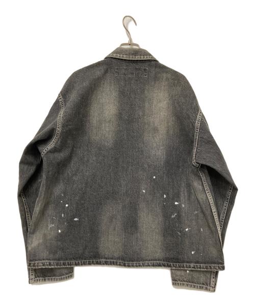 NEIGHBORHOOD（ネイバーフッド）NEIGHBORHOOD (ネイバーフッド) WASHED SHORT COVERALLGジャン ブラック サイズ:Mの古着・服飾アイテム