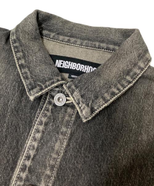 NEIGHBORHOOD（ネイバーフッド）NEIGHBORHOOD (ネイバーフッド) WASHED SHORT COVERALLGジャン ブラック サイズ:Mの古着・服飾アイテム