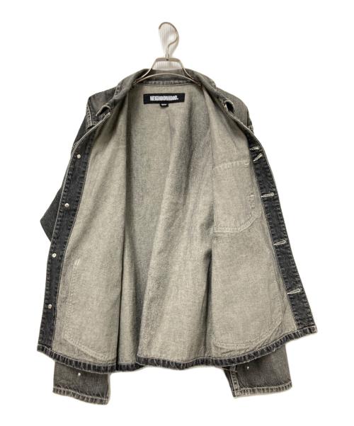 NEIGHBORHOOD（ネイバーフッド）NEIGHBORHOOD (ネイバーフッド) WASHED SHORT COVERALLGジャン ブラック サイズ:Mの古着・服飾アイテム