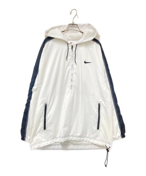 NIKE（ナイキ）NIKE (ナイキ) 90‘S-00‘Sアノラックパーカー ホワイト×ブラック サイズ:Lの古着・服飾アイテム