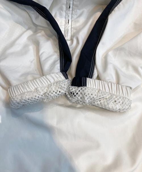 NIKE（ナイキ）NIKE (ナイキ) 90‘S-00‘Sアノラックパーカー ホワイト×ブラック サイズ:Lの古着・服飾アイテム