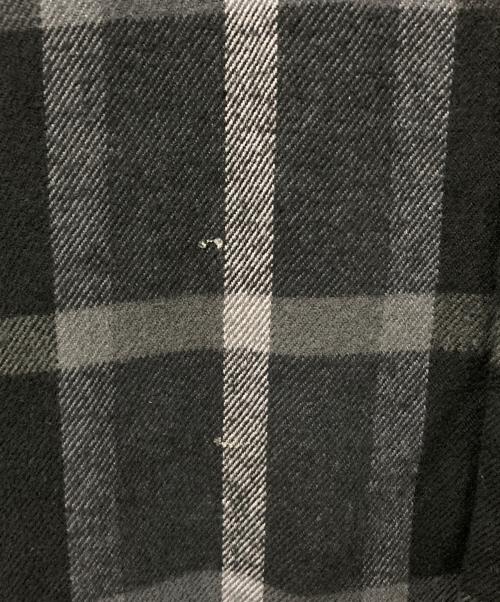 SUPREME（シュプリーム）SUPREME (シュプリーム) Plaid Flannel Shirt ブラック×グレー サイズ:XLの古着・服飾アイテム