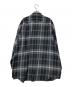 SUPREME (シュプリーム) Plaid Flannel Shirt ブラック×グレー サイズ:XL：12000円