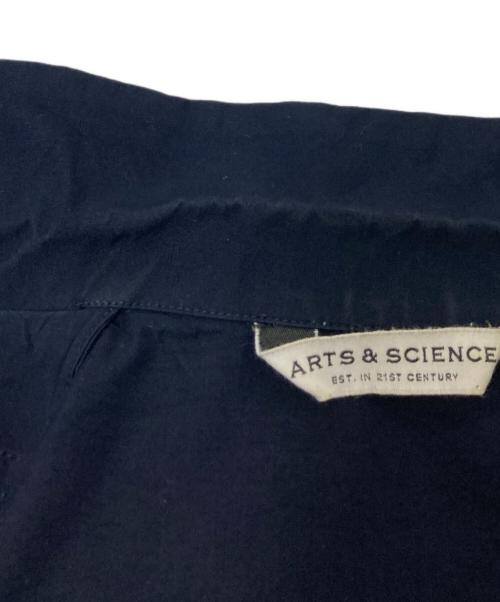 ARTS&SCIENCE（アーツアンドサイエンス）ARTS&SCIENCE (アーツアンドサイエンス) コットンシルクオープンカラーシャツ ネイビー サイズ:2の古着・服飾アイテム
