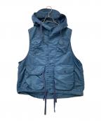 Engineered Garments×MHエンジニアドガーメンツ×エムエイチ）の古着「フーデッドベスト」｜ネイビー