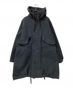 Engineered Garmentsエンジニアドガーメンツ）の古着「フーデッドコート」｜ブラック