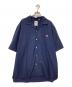 DANTON（ダントン）の古着「ワークシャツ」｜ネイビー