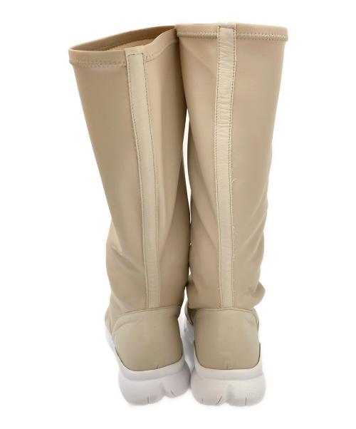 glamb（グラム）glamb (グラム) Drape Long Boots ベージュ サイズ:3の古着・服飾アイテム