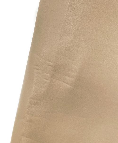 glamb（グラム）glamb (グラム) Drape Long Boots ベージュ サイズ:3の古着・服飾アイテム