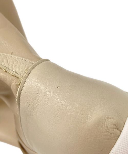 glamb（グラム）glamb (グラム) Drape Long Boots ベージュ サイズ:3の古着・服飾アイテム