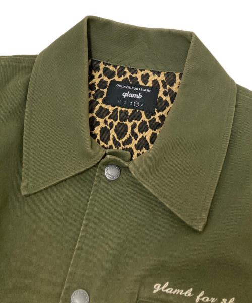 glamb（グラム）glamb (グラム) ハンティングコーチジャケットバイスクーカム オリーブ サイズ:3の古着・服飾アイテム