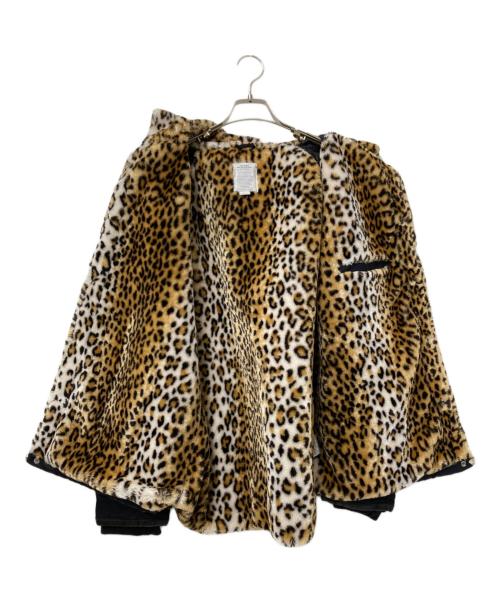 CRIMIE（クライミー）CRIMIE (クライミー) LEOPARD BOA HOOD JACKET ブラック サイズ:XLの古着・服飾アイテム