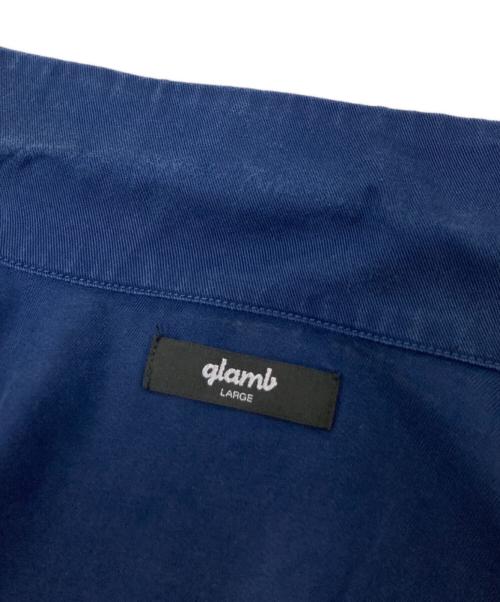 glamb（グラム）glamb (グラム) スキッパーシャツ ネイビー サイズ:Lの古着・服飾アイテム