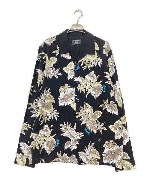 glamb（グラム）glamb (グラム) フロリアシャツ ブラック サイズ:3の古着・服飾アイテム