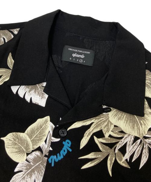 glamb（グラム）glamb (グラム) フロリアシャツ ブラック サイズ:3の古着・服飾アイテム